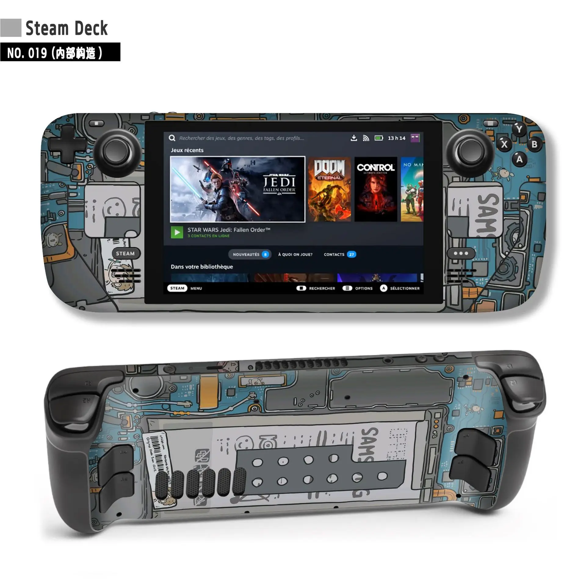 Game Sticker Console Skin Full Body Skin Vinyl for Steam Deck Console Protective Decal Wrapping Cover For Valve Console Stickers
Game Sticker Console Skin Full Body Skin Vinyl for Steam Deck Console Protective Decal Wrapping Cover For Valve Console Stickers