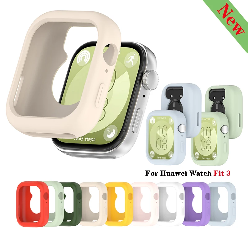 For Huawei Watch Fit 3 Silicone Case Soft Protector Cases For Huawei Watch Fit3 Protective Shell
For Huawei Watch Fit 3 Silicone Case Soft Protector Cases For Huawei Watch Fit3 Protective Shell
