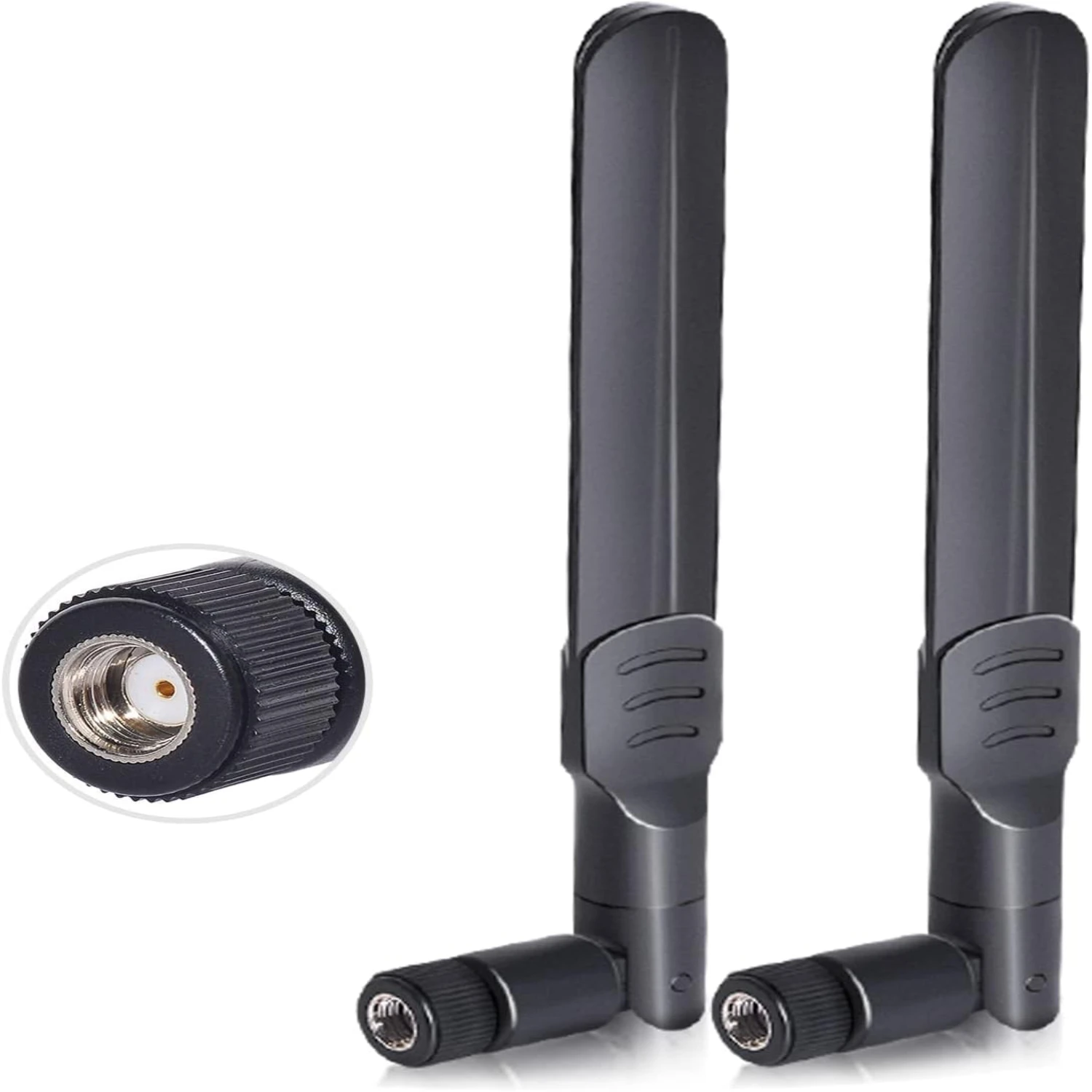 Enhanced Dual Band RP-SMA Male WiFi Omnidirectional Antenna - 2 Packs, 8dBi - Boosts Signal Strength for 2.4GHz, 5GHz, 5.8GHz -
Enhanced Dual Band RP-SMA Male WiFi Omnidirectional Antenna - 2 Packs, 8dBi - Boosts Signal Strength for 2.4GHz, 5GHz, 5.8GHz -