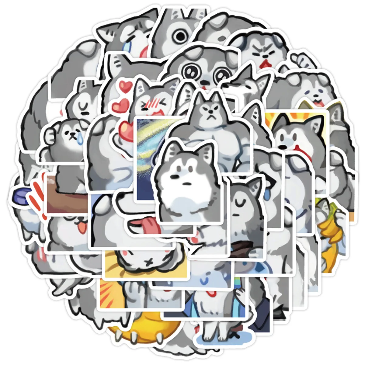 10/50PCS Cute Husky Meme Graffiti Sticker Kawaii Dog Cartoon Decal Notebook Phone Guitar Fridge Cup Waterproof Sticker Kid Toys
10/50PCS Cute Husky Meme Graffiti Sticker Kawaii Dog Cartoon Decal Notebook Phone Guitar Fridge Cup Waterproof Sticker Kid Toys