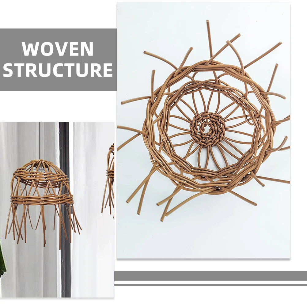 Indoor Waterproof String Lights Large Imitation Rattan Lampshade Replacement Woven Decorative Hanging Shades Chandelier
Indoor Waterproof String Lights Large Imitation Rattan Lampshade Replacement Woven Decorative Hanging Shades Chandelier