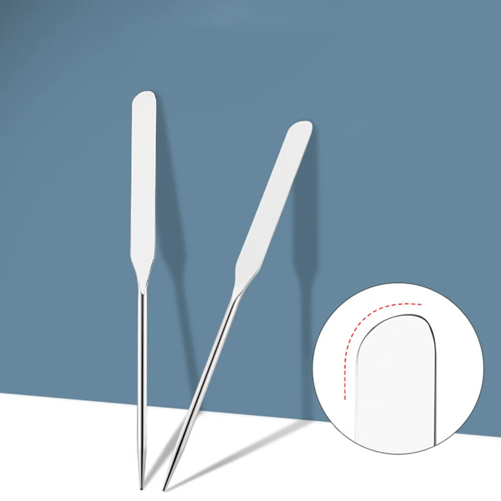 Stainless Steel Spatula Beauty Mixing Tools Nail Palette Stick Beauty Spatula Spoon Silver Color Cosmetics Blender
Stainless Steel Spatula Beauty Mixing Tools Nail Palette Stick Beauty Spatula Spoon Silver Color Cosmetics Blender