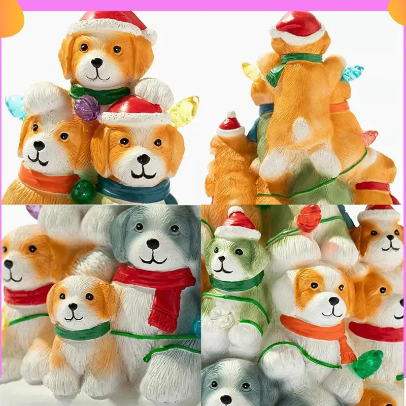A23P Holiday Puppy Lights Handmade Resin Christmas Tree For Puppies - Cute Help Feed Dogs In Need Of Shelter
A23P Holiday Puppy Lights Handmade Resin Christmas Tree For Puppies - Cute Help Feed Dogs In Need Of Shelter