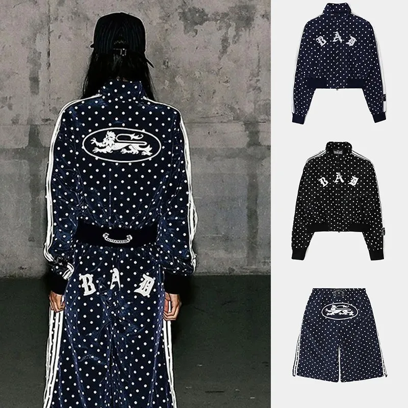 Badblood bcac series, короткая куртка в горошек для пикантных девушек, женская нишевая толстовка с капюшоном, свободная повседневная куртка, топ, тренд
Badblood bcac series, короткая куртка в горошек для пикантных девушек, женская нишевая толстовка с капюшоном, свободная повседневная куртка, топ, тренд