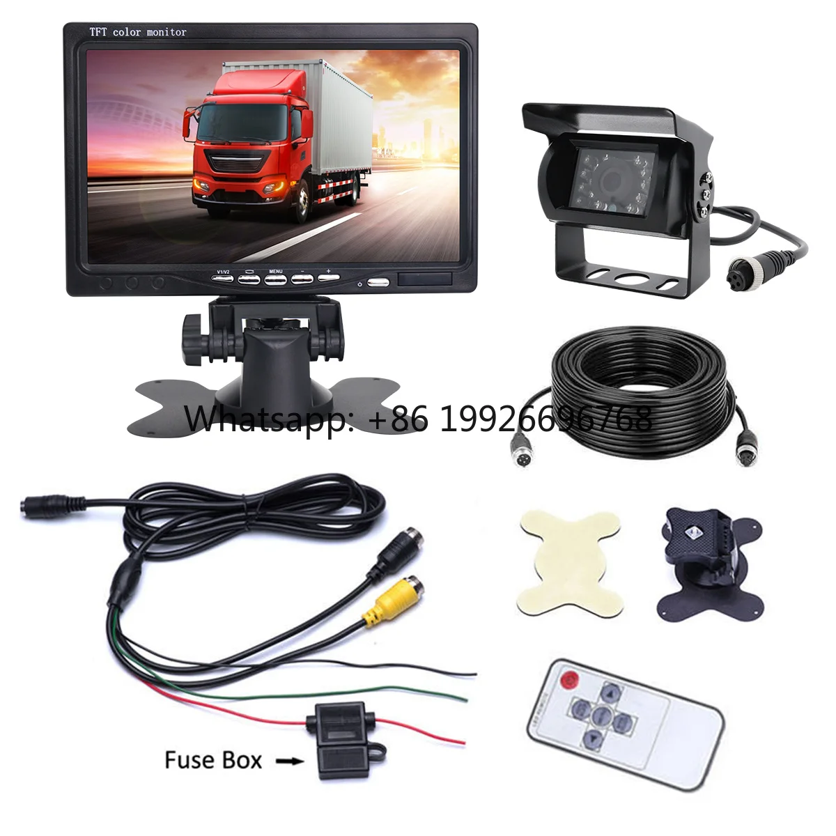 7 Inch Car Monitor LCD Display Rearview Waterproof 4pin IR Night Rear View Camera for Bus Truck RV Caravan Trailers
7 Inch Car Monitor LCD Display Rearview Waterproof 4pin IR Night Rear View Camera for Bus Truck RV Caravan Trailers