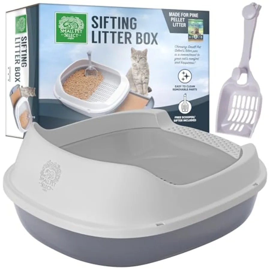 Cat, with 5 Pee Pads and Litter Scoop, Premium System for Cats and Other Small Animals, Tidy and Easy to Clean with Drawer, Sco
Cat, with 5 Pee Pads and Litter Scoop, Premium System for Cats and Other Small Animals, Tidy and Easy to Clean with Drawer, Sco