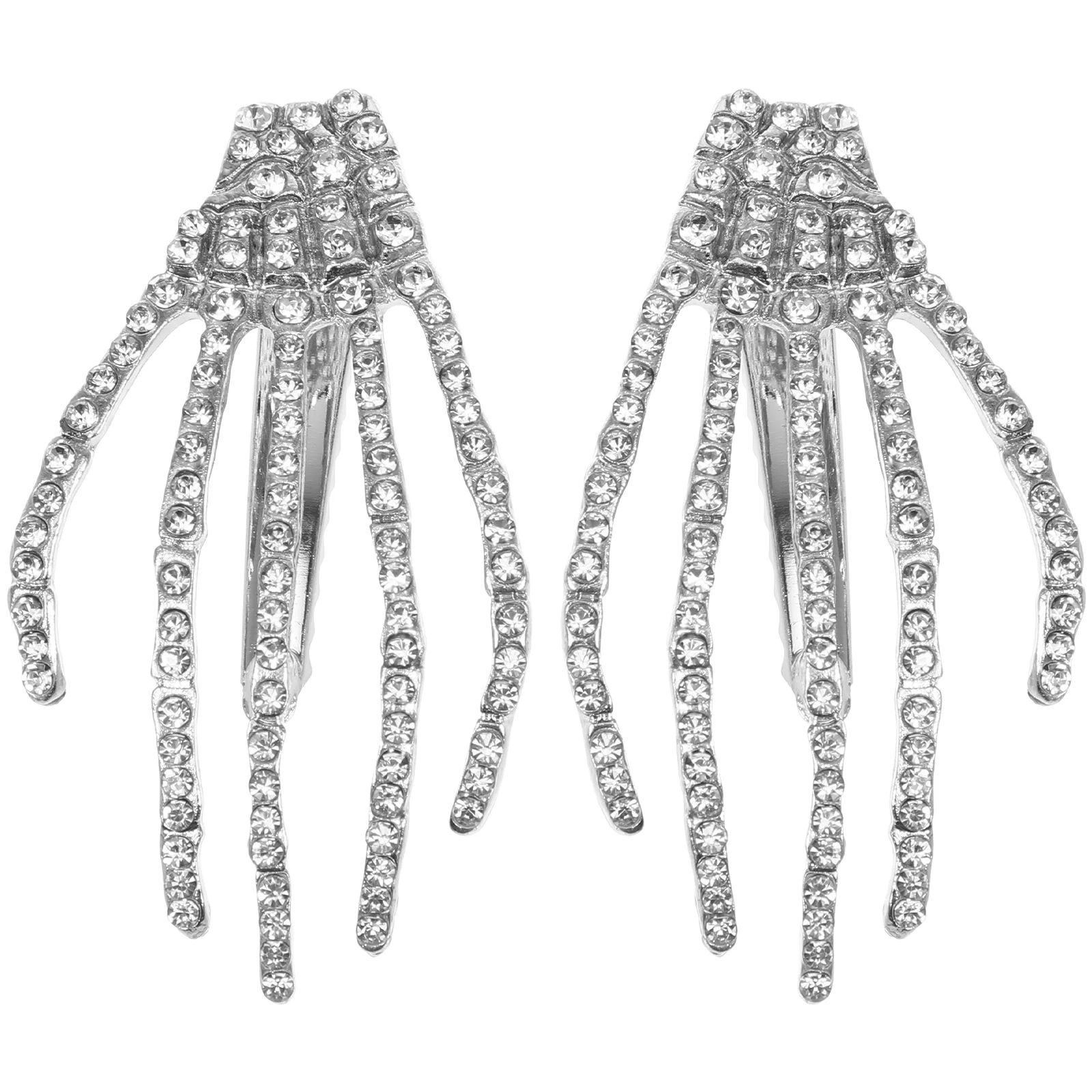 2 Pcs Halloween Hair Clips Rhinestone Accessories Sparkly Barrettes Baby Goth Costume Crown Crystal
2 Pcs Halloween Hair Clips Rhinestone Accessories Sparkly Barrettes Baby Goth Costume Crown Crystal