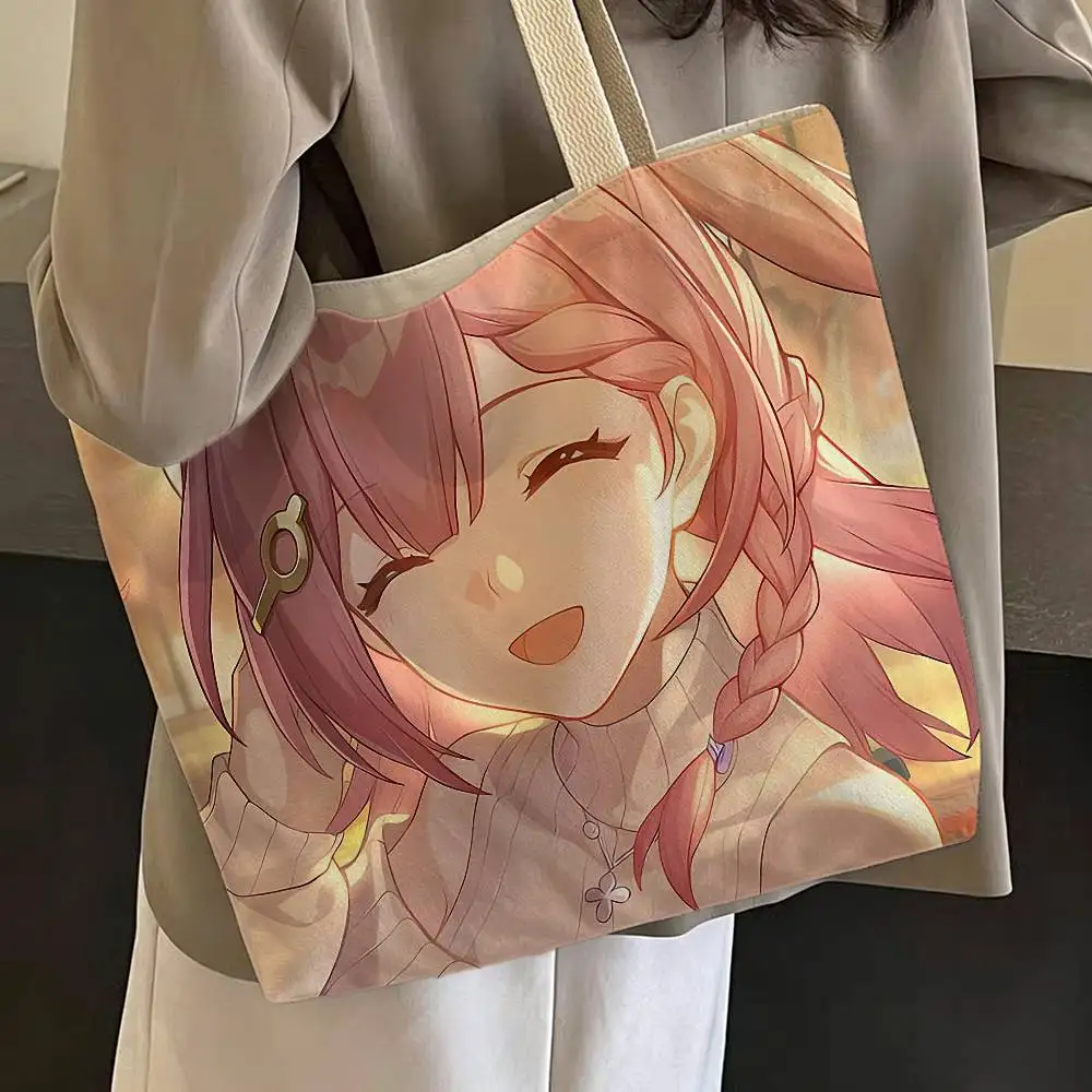 H-Honkai Star Rail A-Asta Canvas Tote Bag Spacious Durable Shoulder Bag with Zipper Closure and Classic Perfect for Work
H-Honkai Star Rail A-Asta Canvas Tote Bag Spacious Durable Shoulder Bag with Zipper Closure and Classic Perfect for Work