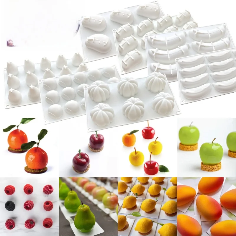 Tangba Silicone Cake Mold Fruit Series Stberry Mango Baking Tools Portable Mousse Cake ing Kitchen Utensils
Tangba Silicone Cake Mold Fruit Series Stberry Mango Baking Tools Portable Mousse Cake ing Kitchen Utensils