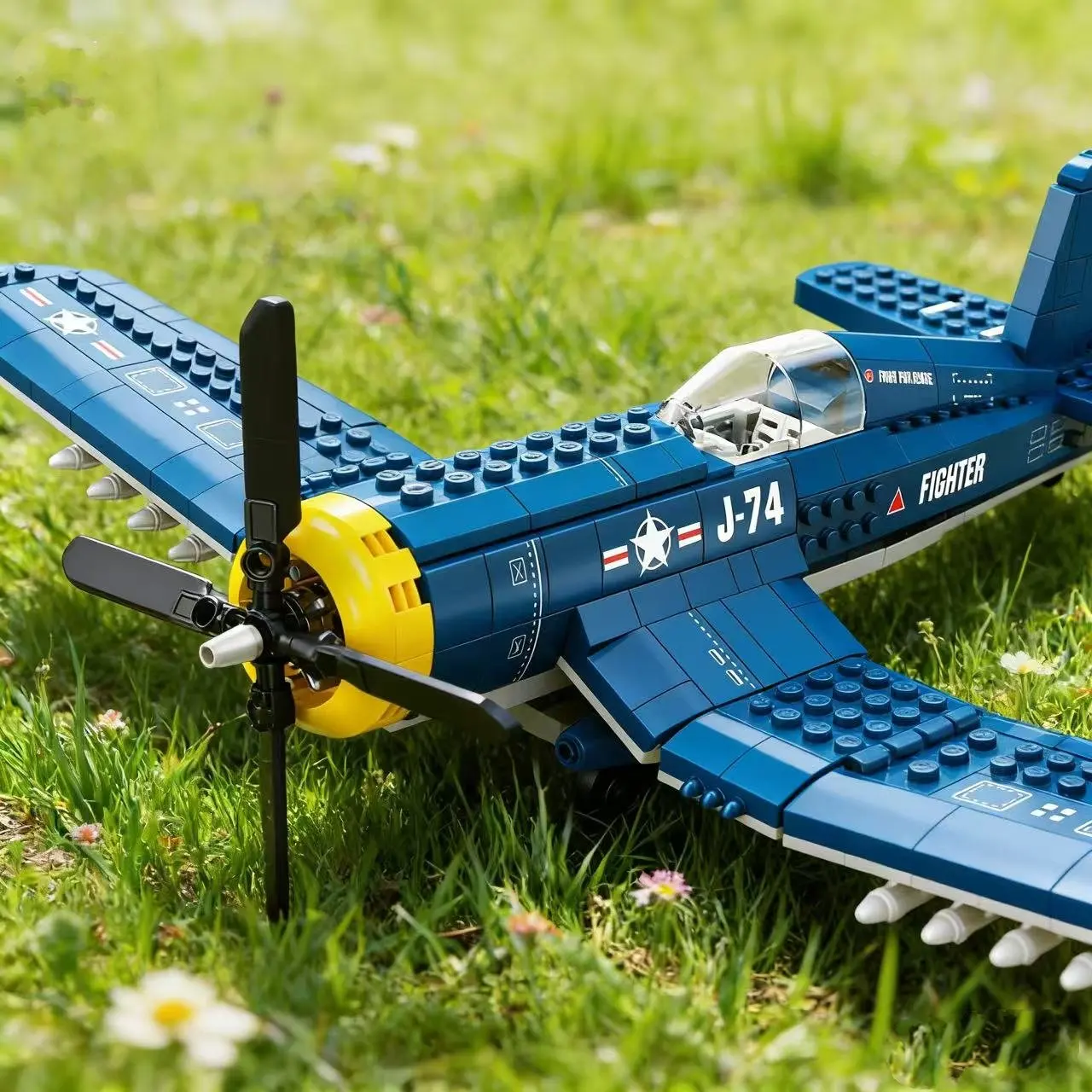 JJ9216 Military Series F46U Pirate Fighter Model Building Blocks Set - Educational Assembly Toy for Children Gift Idea
JJ9216 Military Series F46U Pirate Fighter Model Building Blocks Set - Educational Assembly Toy for Children Gift Idea