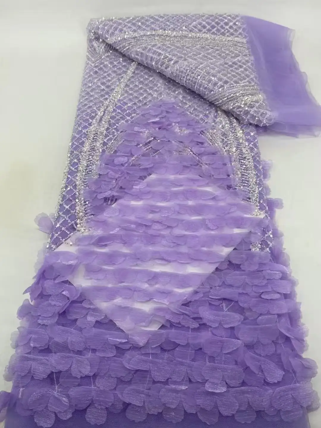 Multicolor African Lace Fabric 2025 High Quality Mesh Embroidery Edge 3D Tulle Flower Nigerian Lace Fabric for Party Dress
Multicolor African Lace Fabric 2025 High Quality Mesh Embroidery Edge 3D Tulle Flower Nigerian Lace Fabric for Party Dress