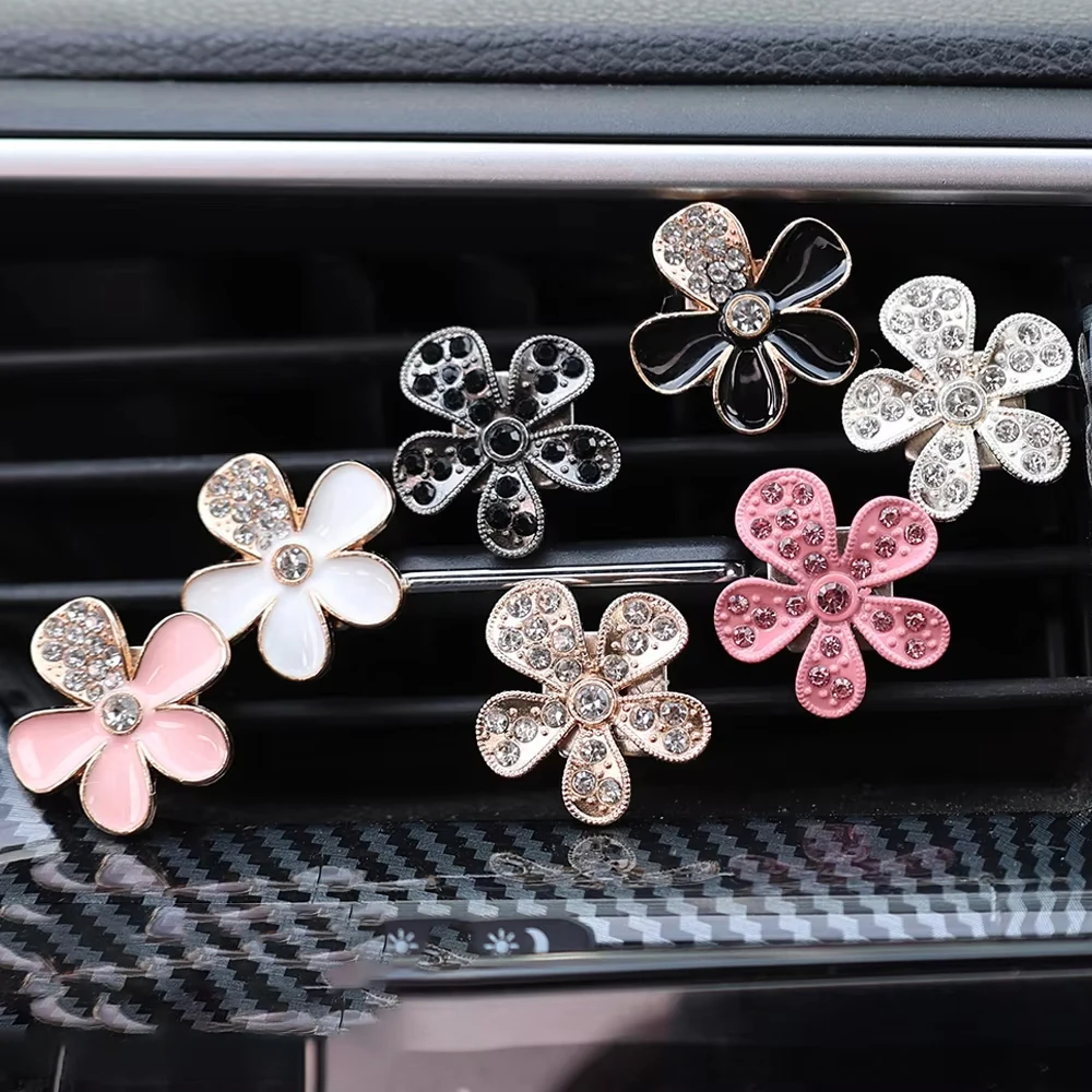 1Pc Car Air Freshener Diffuser Charms Car Interior Decoration Crystal Flower Car Air Outlet Perfume Clip Universal Accessories
1Pc Car Air Freshener Diffuser Charms Car Interior Decoration Crystal Flower Car Air Outlet Perfume Clip Universal Accessories