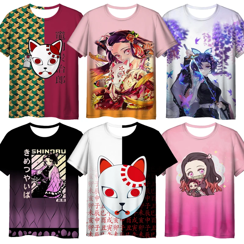Demon Slayer 3D Print Adult T Shirts Women Cartoon Anime Tshirts Summer Men Tee Tops Camiseta Unisex Streetwear Cool T-shirts
Demon Slayer 3D Print Adult T Shirts Women Cartoon Anime Tshirts Summer Men Tee Tops Camiseta Unisex Streetwear Cool T-shirts