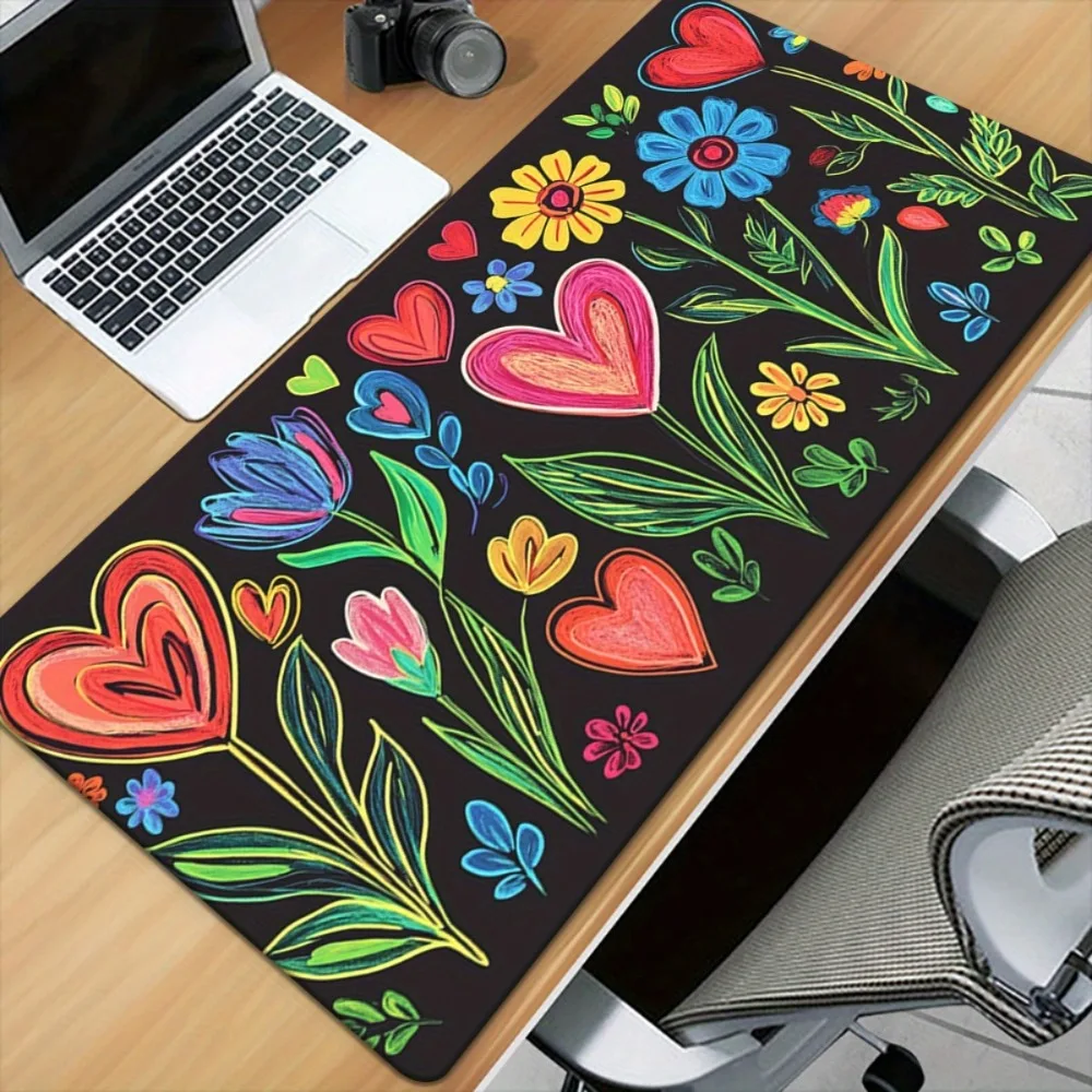 Floral Heart Pattern Rubber Mouse Pad XXL Gaming Desk Mat for Office Home Desktop Workspace Decor
Floral Heart Pattern Rubber Mouse Pad XXL Gaming Desk Mat for Office Home Desktop Workspace Decor