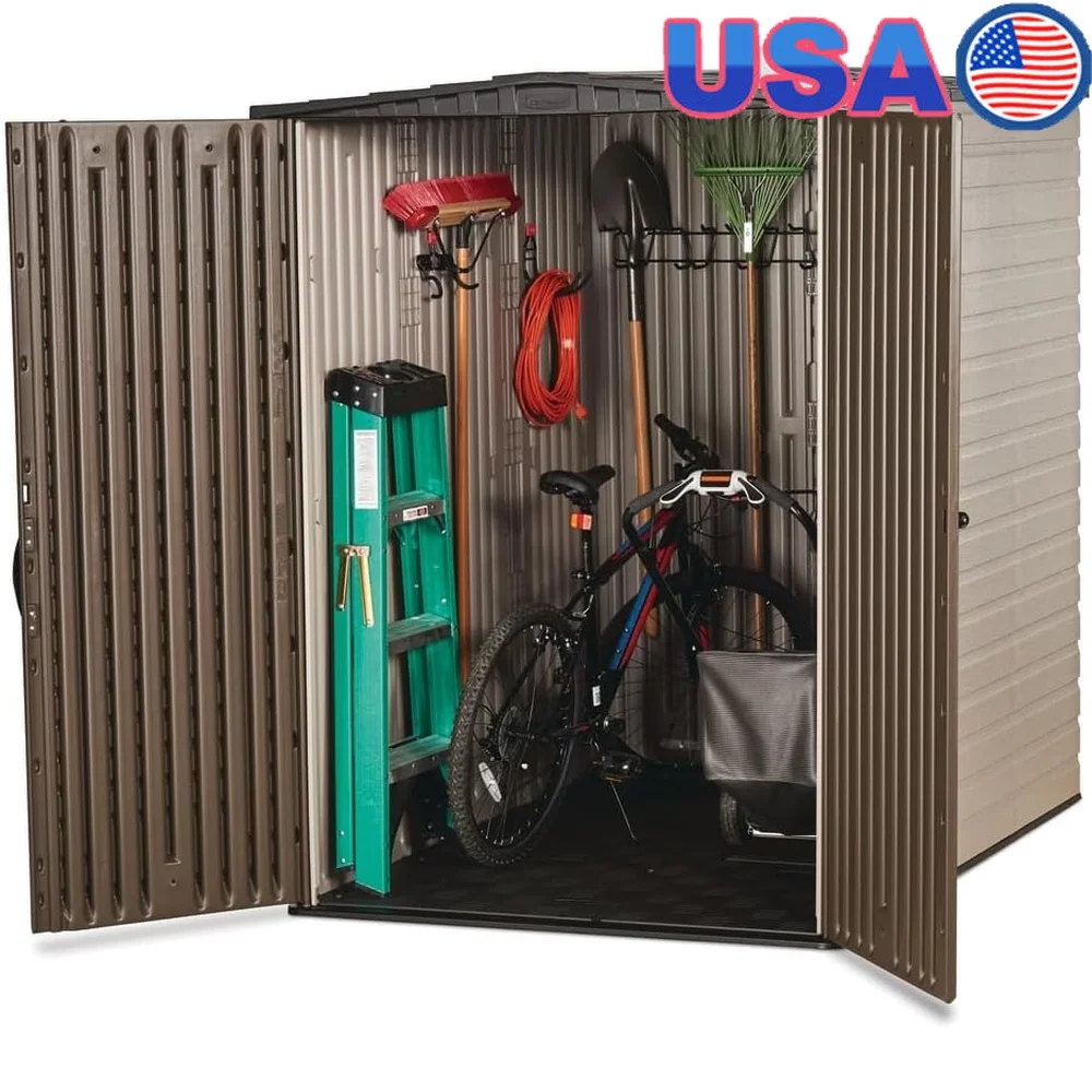 Large Vertical Outdoor Storage Shed Durable Resin Weather Resistant Organization Home Backyard Garden with Floor Lockable Design
Large Vertical Outdoor Storage Shed Durable Resin Weather Resistant Organization Home Backyard Garden with Floor Lockable Design
