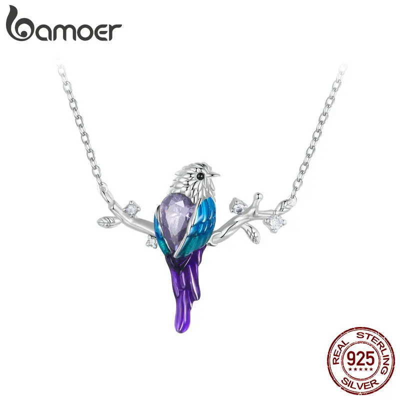 BAMOER 925 Sterling Silver Cute Bird Pendant Necklace for Women Teen Girls Animal Jewelry Gifts for her
BAMOER 925 Sterling Silver Cute Bird Pendant Necklace for Women Teen Girls Animal Jewelry Gifts for her