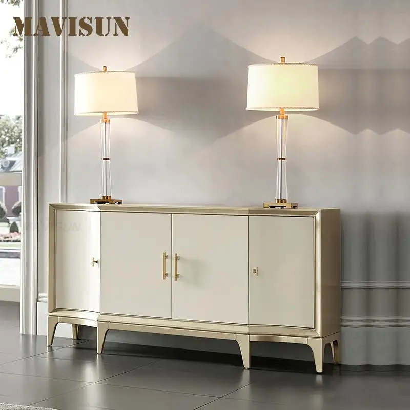 American Style Dining Sideboard Red Beech Wood Frame Kitchen Furniture Luxury Multifunctional Storage Cabinets For Living Room
American Style Dining Sideboard Red Beech Wood Frame Kitchen Furniture Luxury Multifunctional Storage Cabinets For Living Room
