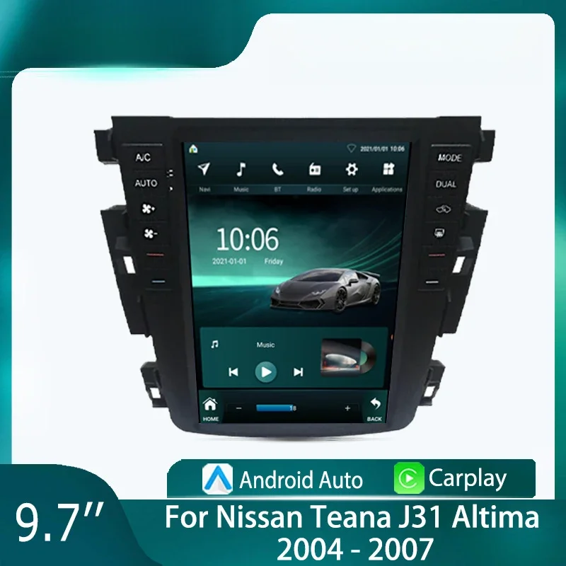 For Nissan Teana J31 Altima 2004-2007 Car Multimedia Player Android Car Player GPS WIFI Carplay 4G Car Radio Navigation Stereo
For Nissan Teana J31 Altima 2004-2007 Car Multimedia Player Android Car Player GPS WIFI Carplay 4G Car Radio Navigation Stereo