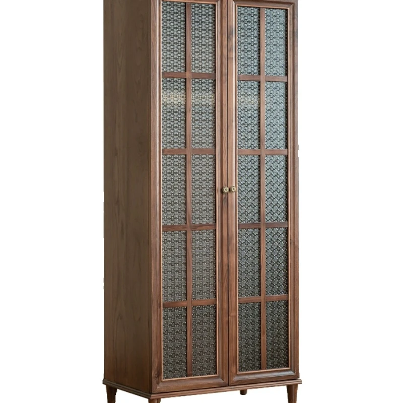 American black walnut wardrobe modern simple storage locker medieval solid wood Nordic door light luxury wardrobe
American black walnut wardrobe modern simple storage locker medieval solid wood Nordic door light luxury wardrobe