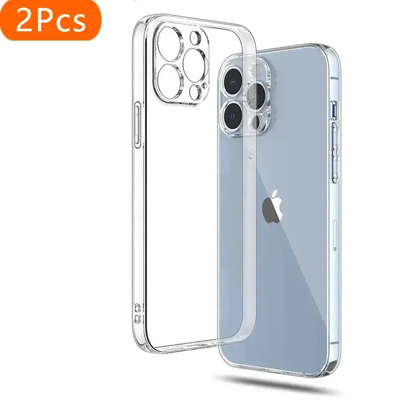 2Pcs Ultra Thin Clear Protective Case For iPhone 16 15 14 Plus 13 12 11 Pro Max Transparent Soft Bumper Back Cover
2Pcs Ultra Thin Clear Protective Case For iPhone 16 15 14 Plus 13 12 11 Pro Max Transparent Soft Bumper Back Cover