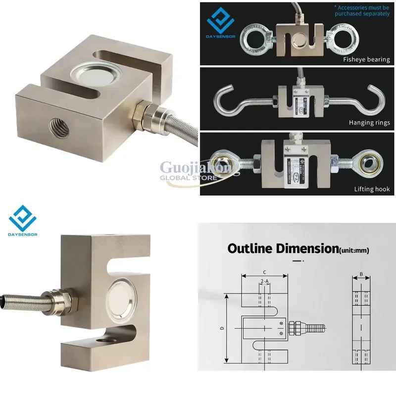 2026 HOT 10Ton Alloy Steel Push Pull Tension Compression Force Test Transducers Crane Overhead Track Scales Sensor S Type
2026 HOT 10Ton Alloy Steel Push Pull Tension Compression Force Test Transducers Crane Overhead Track Scales Sensor S Type