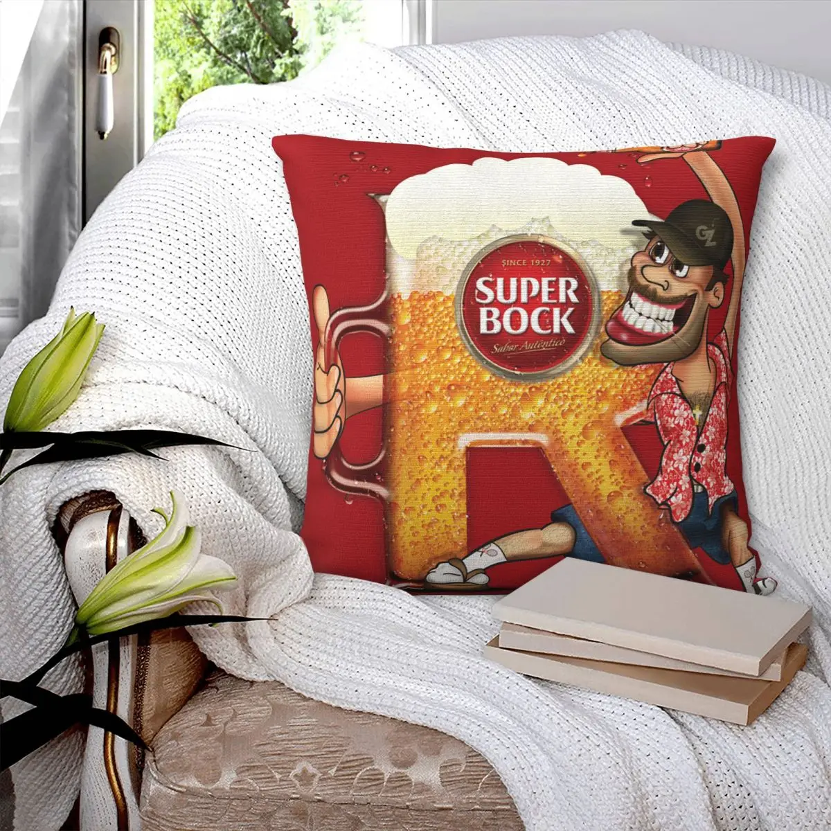 Super Bock Square Pillowcase Pillow Cover Polyester Cushion Zip Decorative Comfort Throw Pillow for Home Bedroom
Super Bock Square Pillowcase Pillow Cover Polyester Cushion Zip Decorative Comfort Throw Pillow for Home Bedroom
