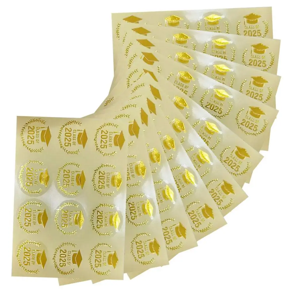 10PCS Graduation Stickers Gold Cap Hat Envelopes Seals Self Adhesive Party Supplies Decorations 2025 Congrats Graduate
10PCS Graduation Stickers Gold Cap Hat Envelopes Seals Self Adhesive Party Supplies Decorations 2025 Congrats Graduate
