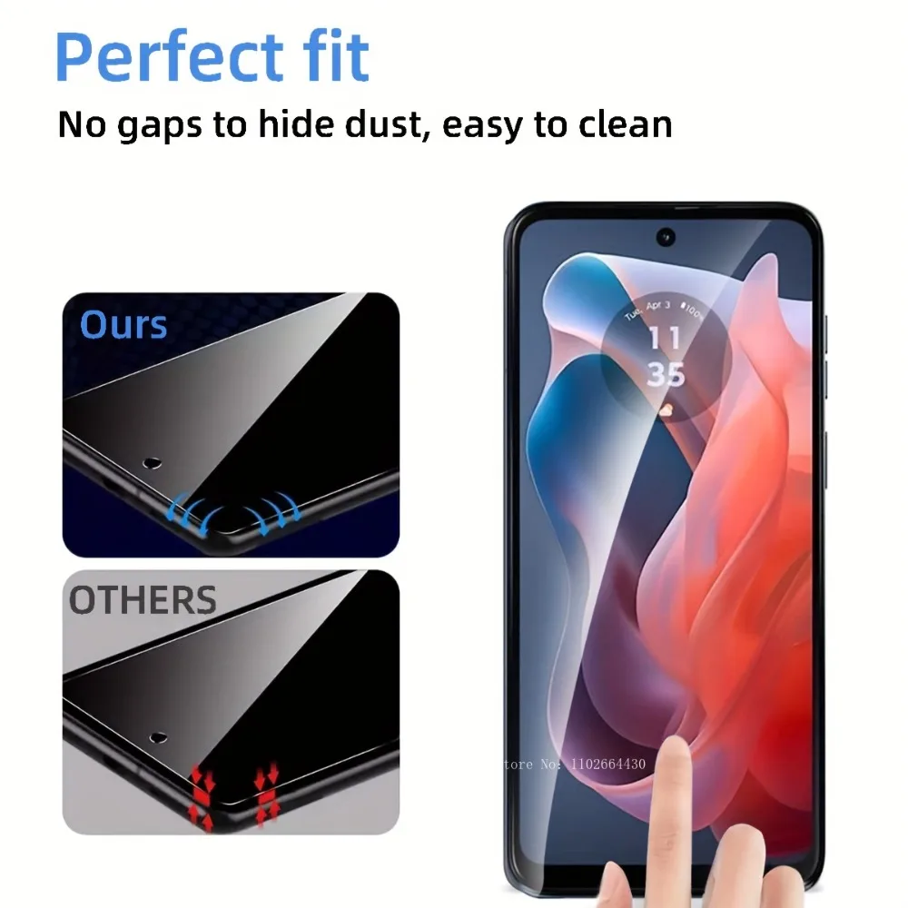 3Pcs Full Tempered Glass for Motorola Moto G96 G86 Power G85 Screen Protector for Motorola Edge 60 Fusion 50 Pro Tempered Film
3Pcs Full Tempered Glass for Motorola Moto G96 G86 Power G85 Screen Protector for Motorola Edge 60 Fusion 50 Pro Tempered Film