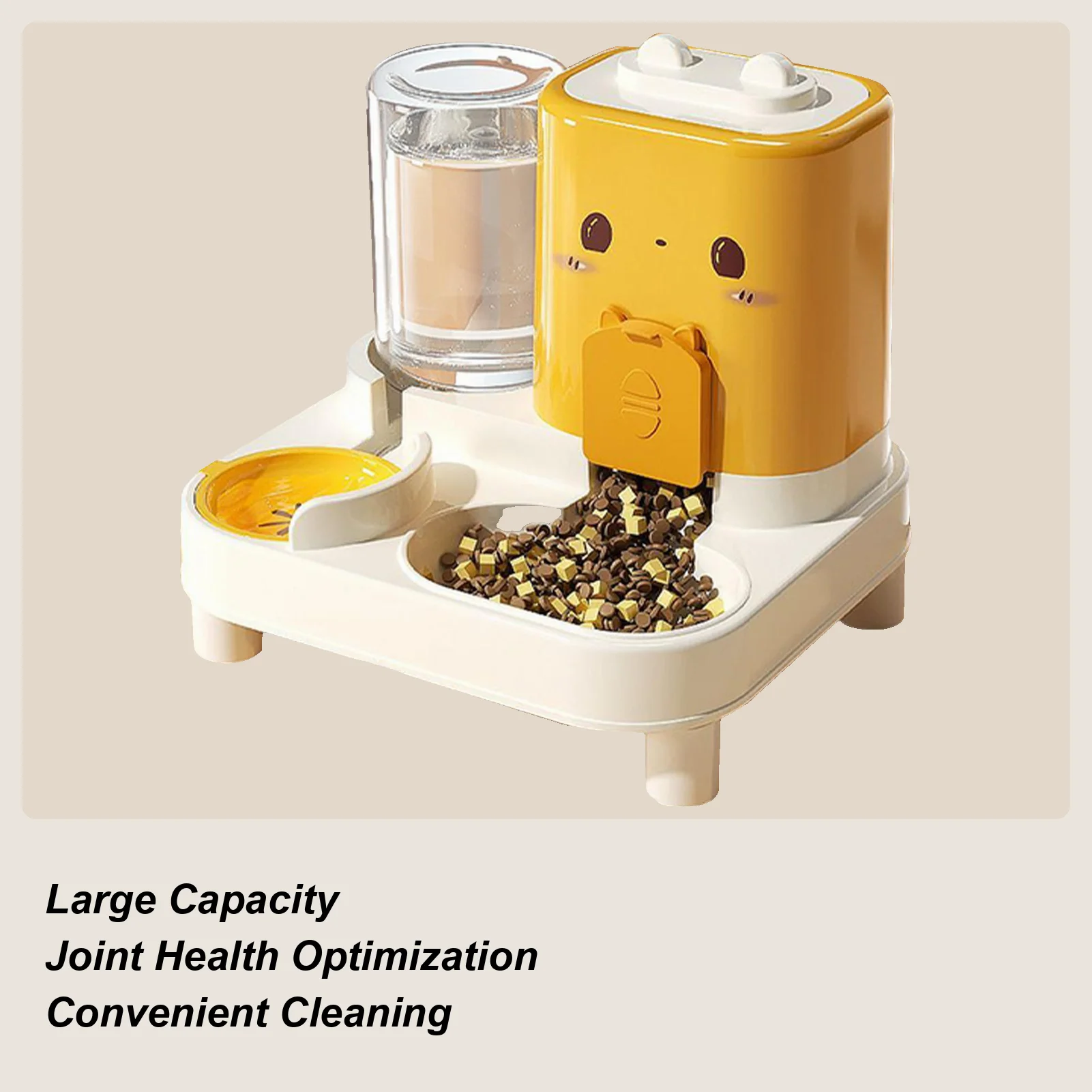 Cat Food Dispenser 2 In 1 Automatic Pet Feeder Detachable Waterer For Home Kitten Puppy Bunny Outdoor Travel Vacation Drinking
Cat Food Dispenser 2 In 1 Automatic Pet Feeder Detachable Waterer For Home Kitten Puppy Bunny Outdoor Travel Vacation Drinking