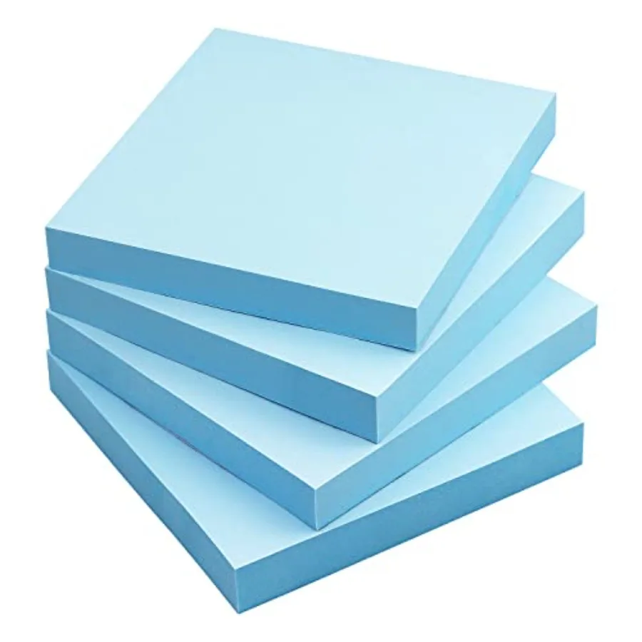 Sticky Notes 3x3 Self-Stick Notes Colors Sticky Notes 4 Pads 100 Sheets/Pad
Sticky Notes 3x3 Self-Stick Notes Colors Sticky Notes 4 Pads 100 Sheets/Pad