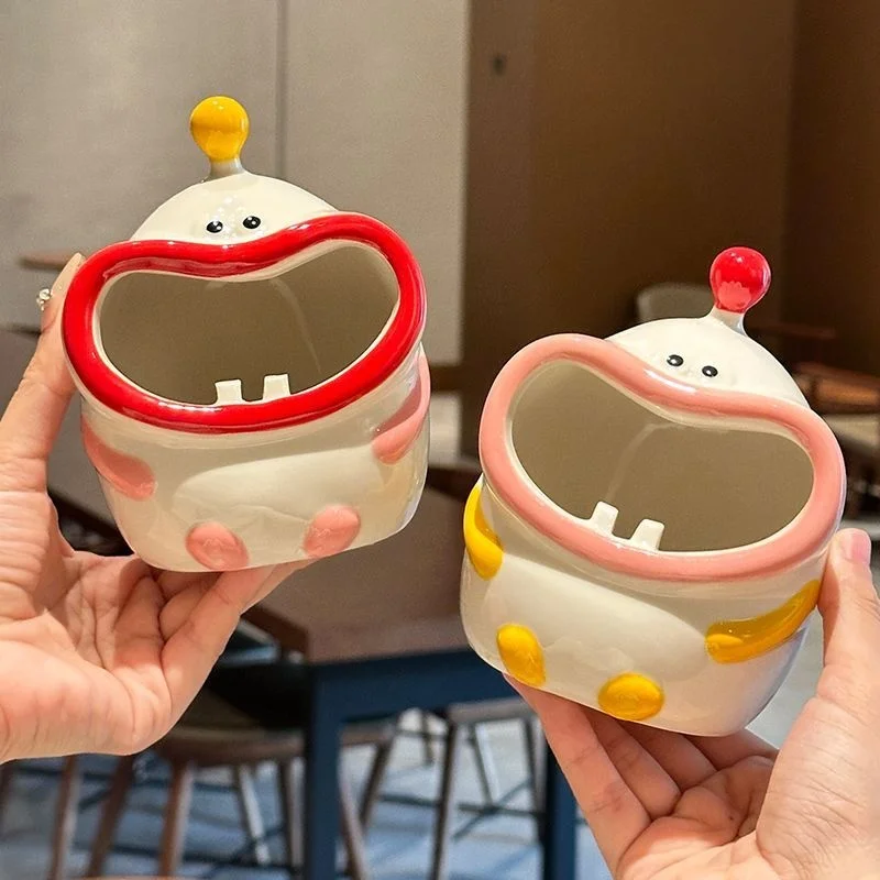 Stylish Ceramic Ashtray Anti Ash Drop Ash Holder for Home Living Room Office Coffee Table Decorative Personality Ornament
Stylish Ceramic Ashtray Anti Ash Drop Ash Holder for Home Living Room Office Coffee Table Decorative Personality Ornament