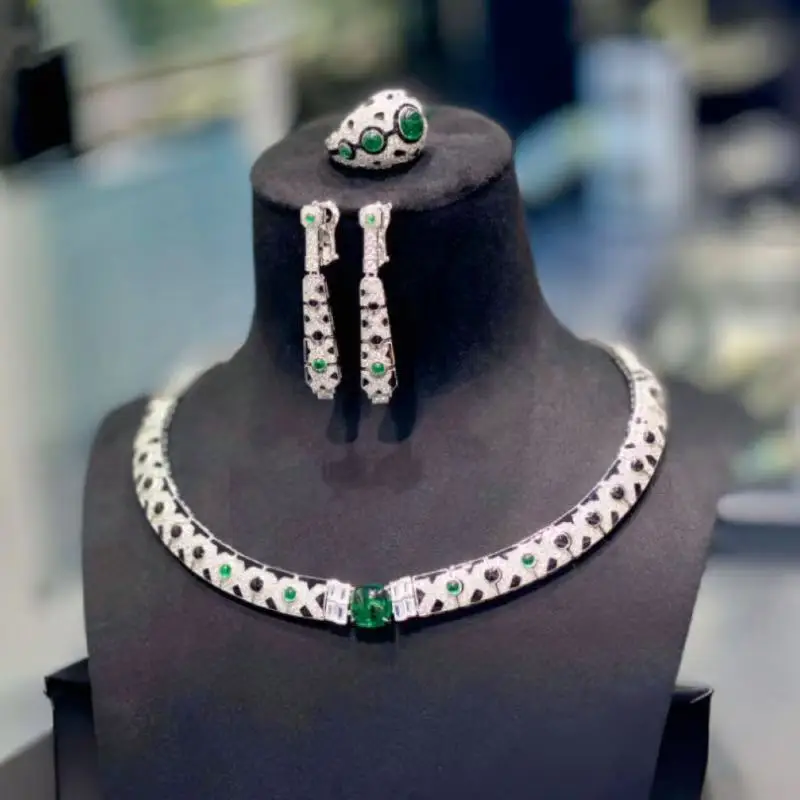Luxury earrings woman 925 sterling silver necklace Ring Earrings Jewelry Set jewellery Sets genuine 925 silver schmuck-sets
Luxury earrings woman 925 sterling silver necklace Ring Earrings Jewelry Set jewellery Sets genuine 925 silver schmuck-sets