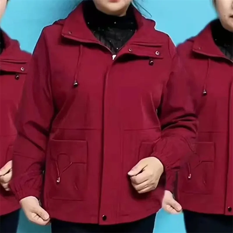 Loose Large Size Middle aged Mother Windbreaker 2023New Women Jacket Top Female Spring Autumn Coat Middle aged Woman LINED COAT
Loose Large Size Middle aged Mother Windbreaker 2023New Women Jacket Top Female Spring Autumn Coat Middle aged Woman LINED COAT