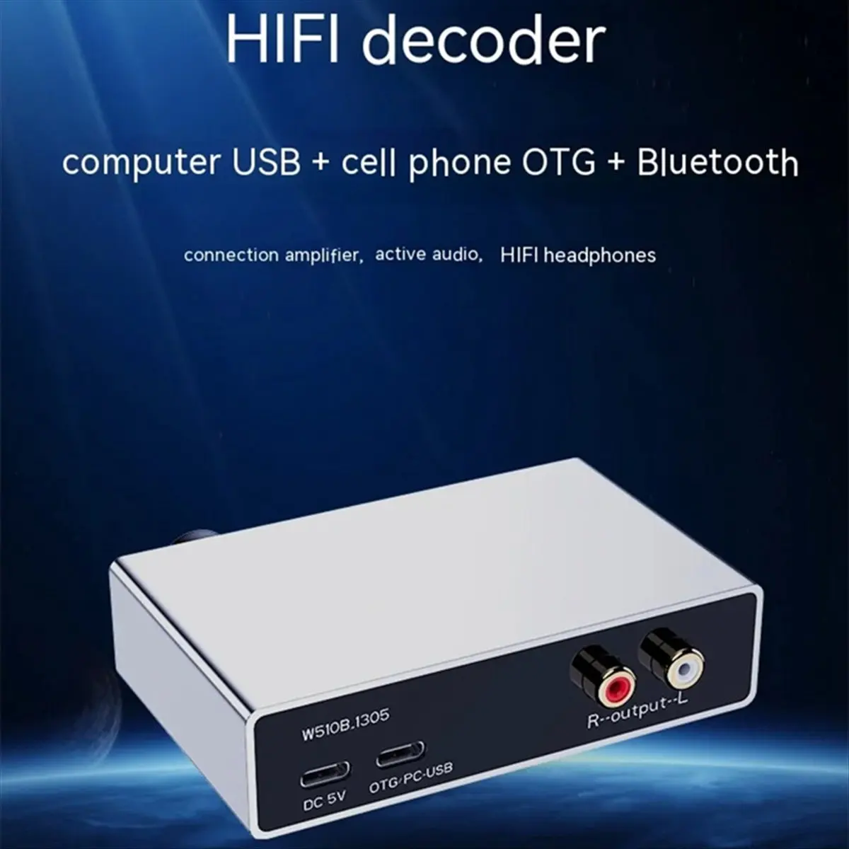 (A96Z) Bluetooth Audio Amplifier Decoder Computer External USB Sound Card Decoding Earphone Wifi Amplifier
(A96Z) Bluetooth Audio Amplifier Decoder Computer External USB Sound Card Decoding Earphone Wifi Amplifier