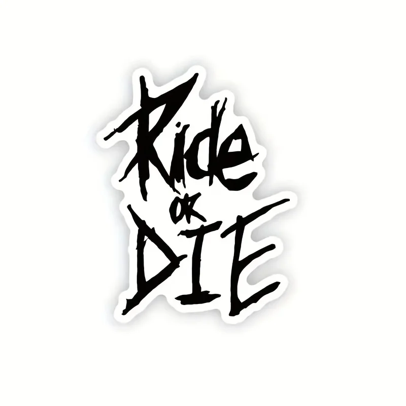 2D flat, 2D flat sticker frame sticker, "Ride Or Die" upper tube decorative sticker, suitable for car decoration, can also be
2D flat, 2D flat sticker frame sticker, "Ride Or Die" upper tube decorative sticker, suitable for car decoration, can also be