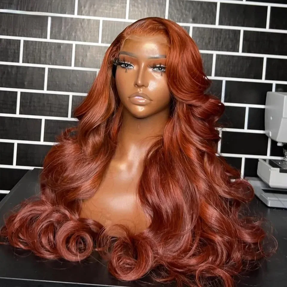 Синтетический парик Ginger Wig Body Wave с HD-основой 13x4, мягкий медный парик без клея, предварительно прорезанный, для косплея, для женщин, распродажа
Синтетический парик Ginger Wig Body Wave с HD-основой 13x4, мягкий медный парик без клея, предварительно прорезанный, для косплея, для женщин, распродажа