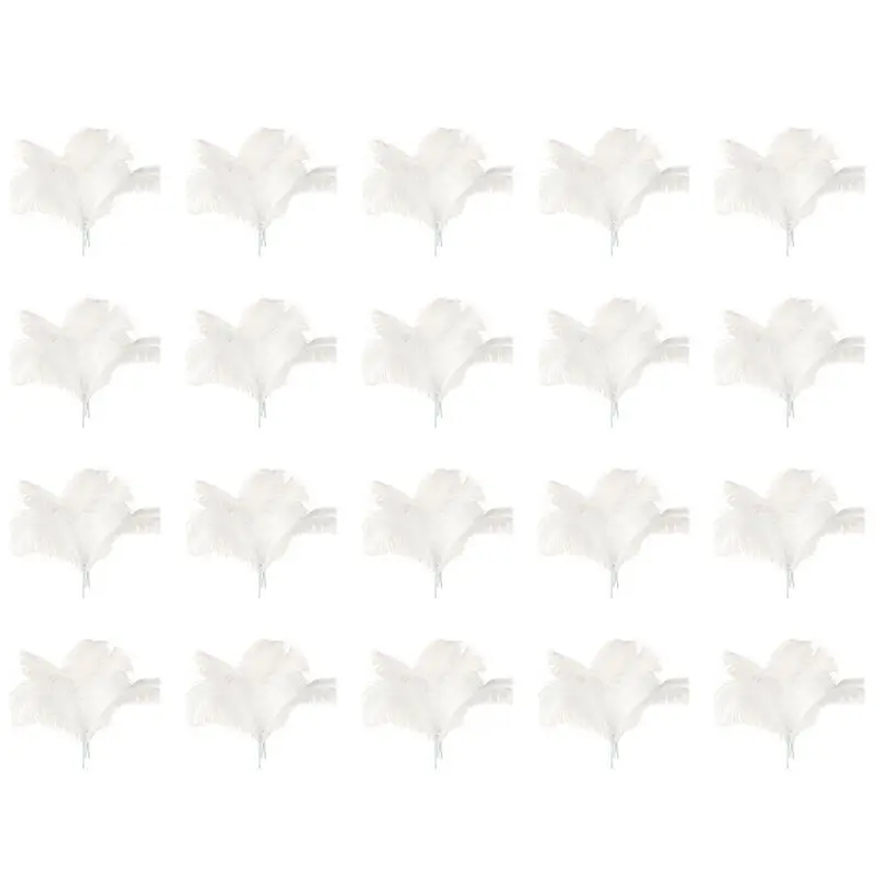 ABLQ 200 Pcs Natural Ostrich Feathers Wedding Party Decoration White 45-50Cm
ABLQ 200 Pcs Natural Ostrich Feathers Wedding Party Decoration White 45-50Cm