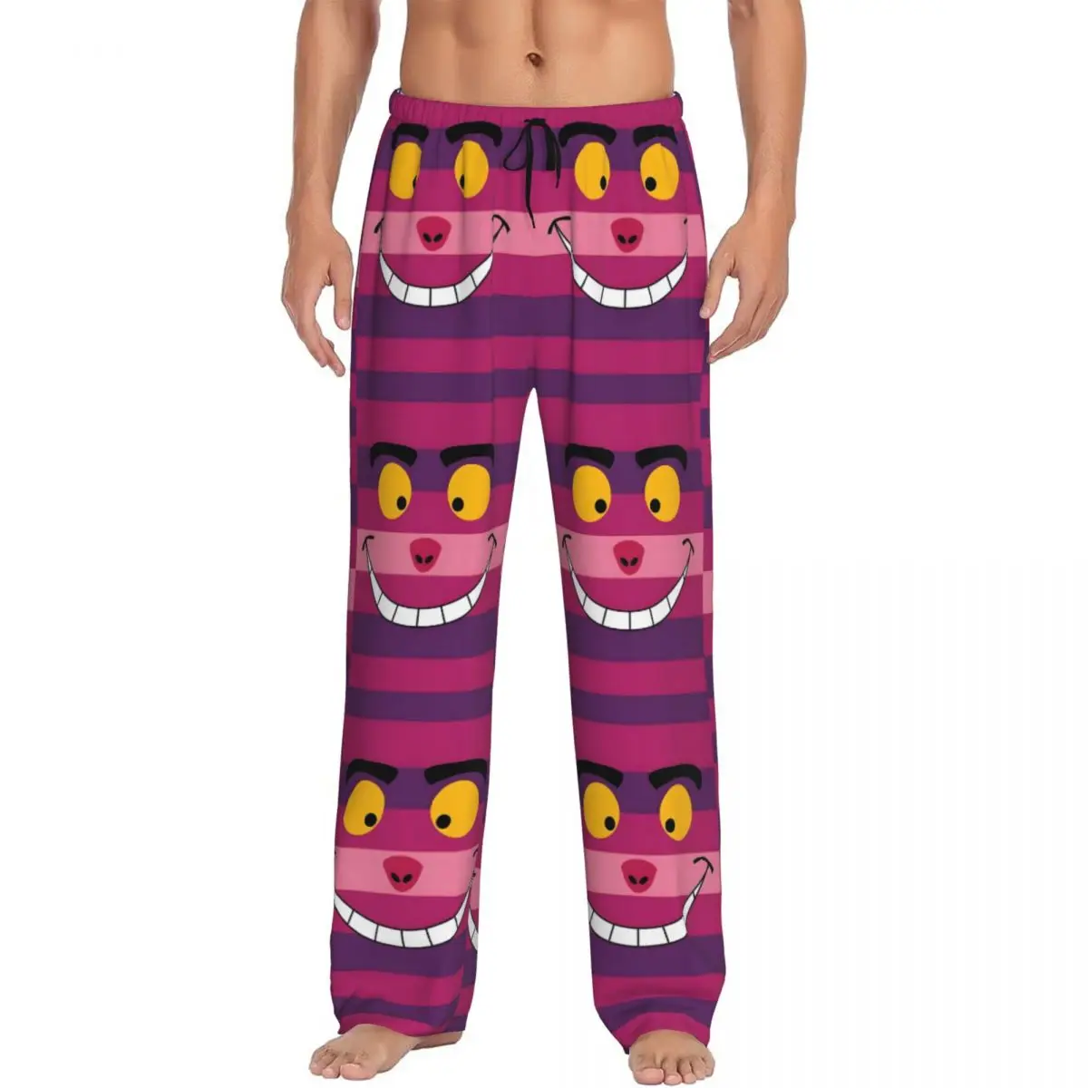 Custom Print Men's Cheshire Cat Pajama Pants Smiling Cat Sleepwear Sleep Lounge Bottoms with Pockets
Custom Print Men's Cheshire Cat Pajama Pants Smiling Cat Sleepwear Sleep Lounge Bottoms with Pockets