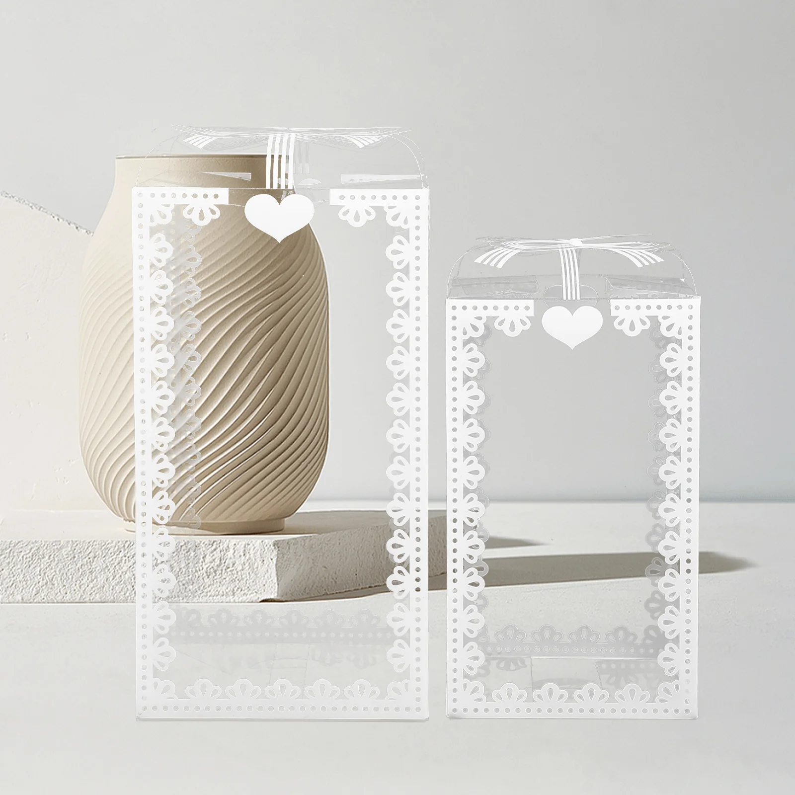 20pcs Transparent Gift Boxes 7x7x12 8x8x15 Clear Packaging C Chocolate PVC Durable Portable Storage Wrapping Boxes
20pcs Transparent Gift Boxes 7x7x12 8x8x15 Clear Packaging C Chocolate PVC Durable Portable Storage Wrapping Boxes