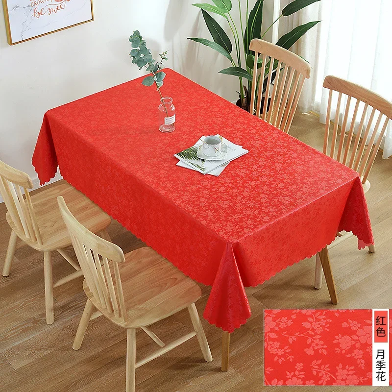 50229 Table cloth waterproof, oil proof, and wash free PVCmesh red tablecloth, desk, student coffee table, table mat fabric art
50229 Table cloth waterproof, oil proof, and wash free PVCmesh red tablecloth, desk, student coffee table, table mat fabric art