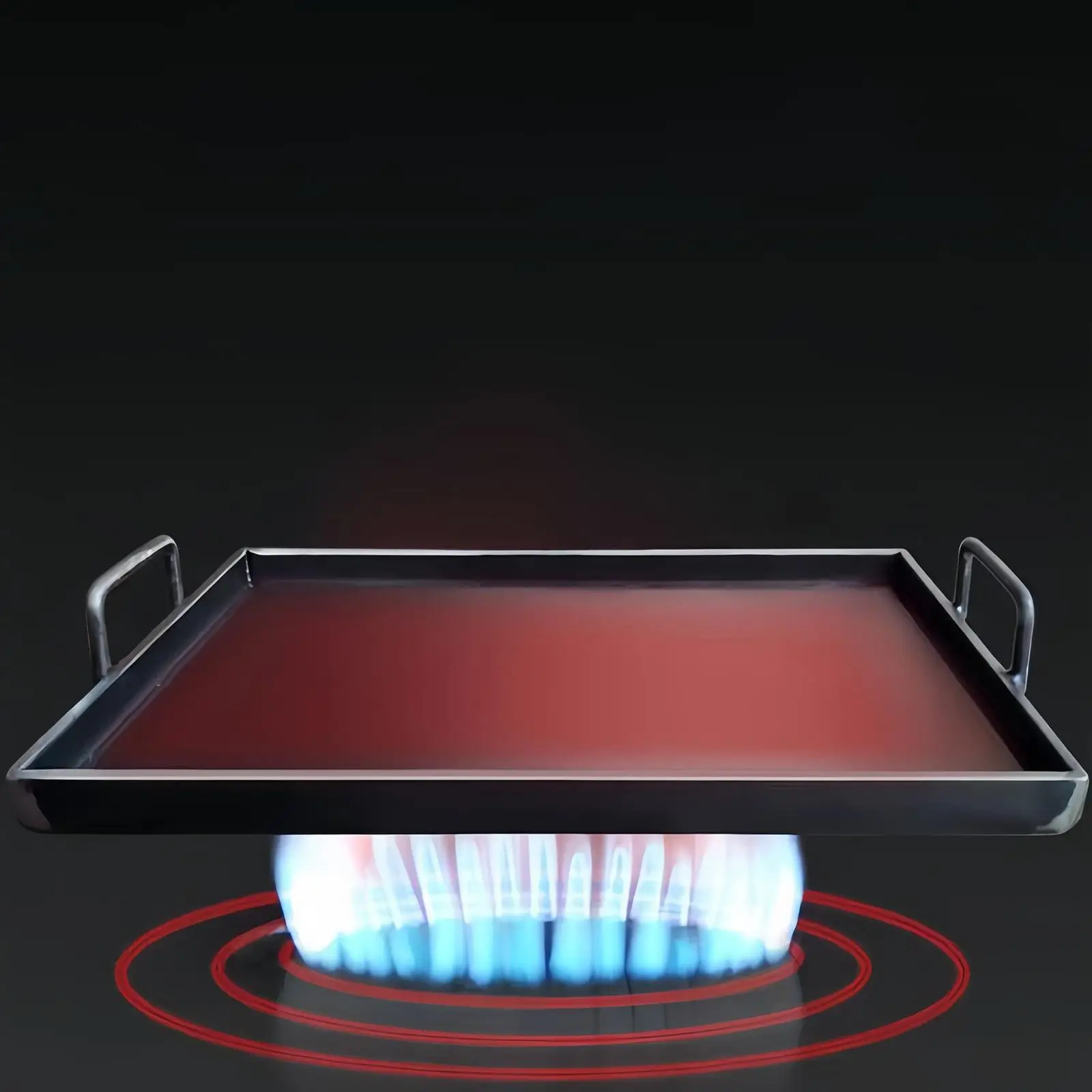 BBQ Griddle with Handle Cookware Flat Top Plate for Indoor Cooking Parties
BBQ Griddle with Handle Cookware Flat Top Plate for Indoor Cooking Parties