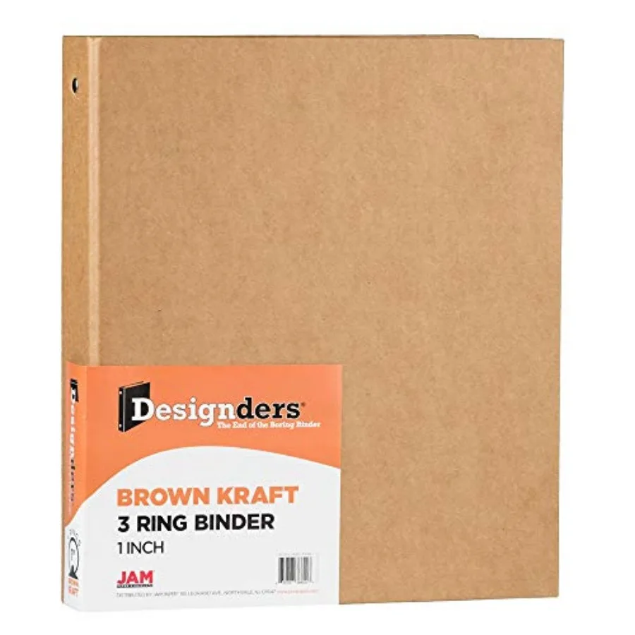 1 inch Binder - 3 Ring Binder - Sold Individually
1 inch Binder - 3 Ring Binder - Sold Individually
