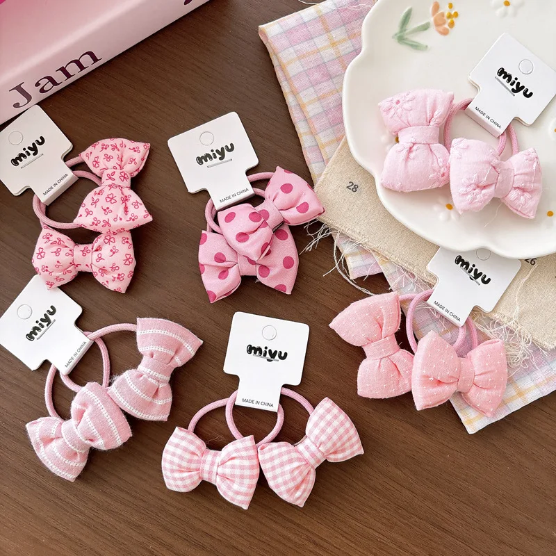 Korean Pink Bow Hair Ties Set Early Spring Sweet High Stretch Elastic Ponytail Ropes Teen Girls Kids Versatile Gift
Korean Pink Bow Hair Ties Set Early Spring Sweet High Stretch Elastic Ponytail Ropes Teen Girls Kids Versatile Gift