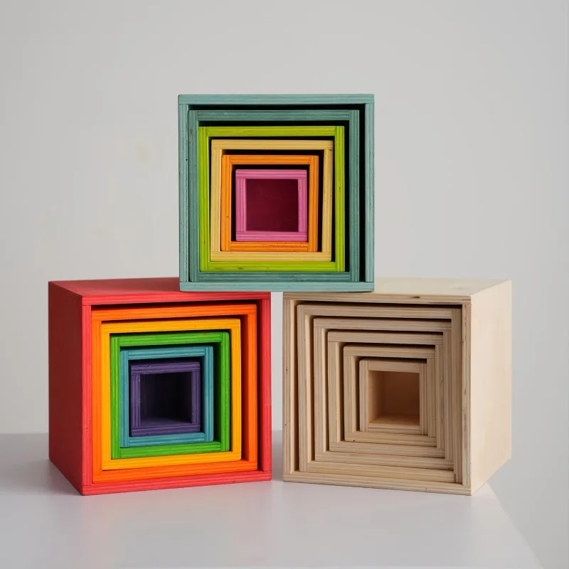 6pcs Set Wooden Colorful Storage Boxes Rainbow Building Blocks Stacking Bowls Sorting Toy Storage Home Office Decor Ornament Box
6pcs Set Wooden Colorful Storage Boxes Rainbow Building Blocks Stacking Bowls Sorting Toy Storage Home Office Decor Ornament Box