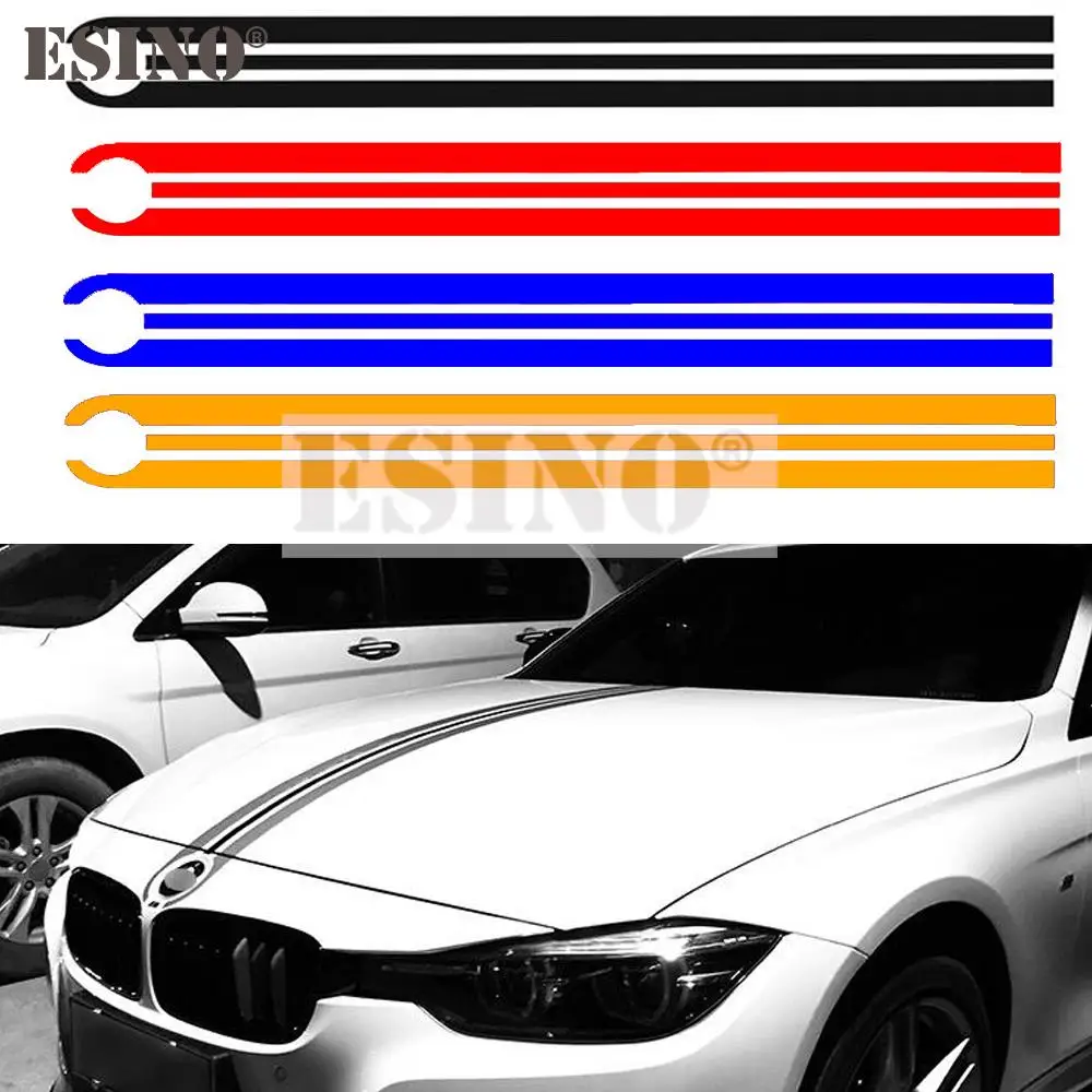 Car Styling Universal Stripe Hood Decorative Cover PVC 3D Carving Vinyl Racing Decal Sticker for BMW E46 E39 E87 E90 G20 G30
Car Styling Universal Stripe Hood Decorative Cover PVC 3D Carving Vinyl Racing Decal Sticker for BMW E46 E39 E87 E90 G20 G30
