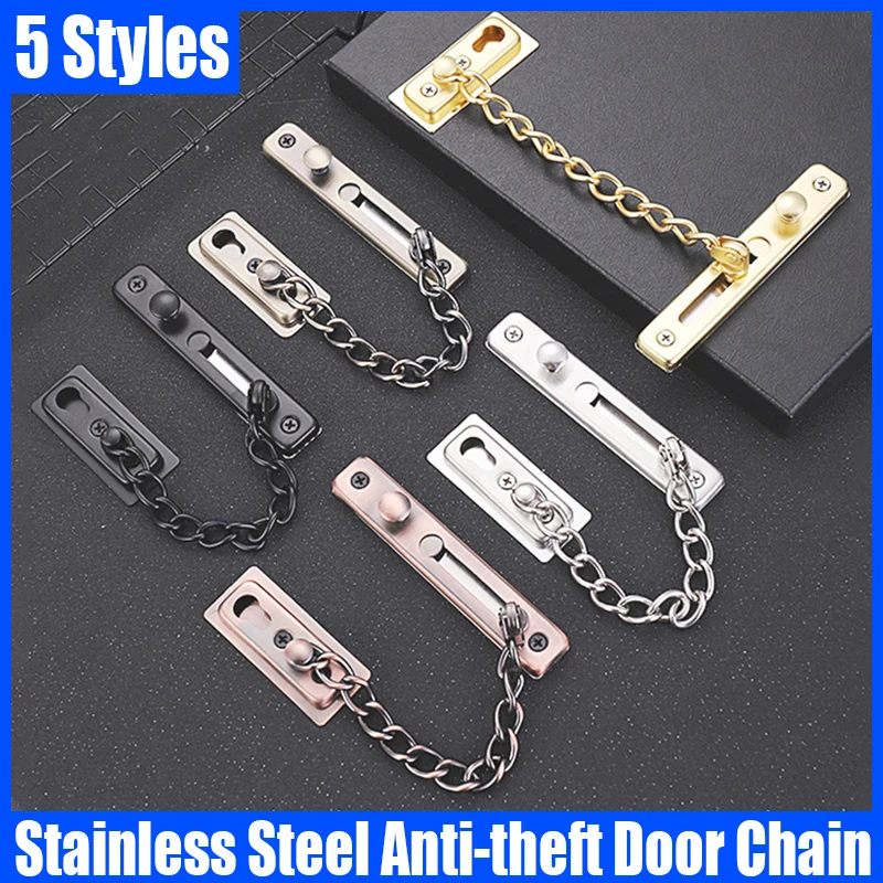 2PCS Stainless Steel Anti-theft Door Chain Security Chain Door Lock Chain Anti-theft Buckle Chain No Punching Installation
2PCS Stainless Steel Anti-theft Door Chain Security Chain Door Lock Chain Anti-theft Buckle Chain No Punching Installation