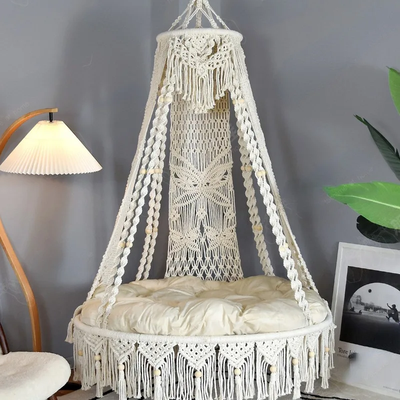 Original hand woven hanging chair basket balcony swing family living room adult hammock
Original hand woven hanging chair basket balcony swing family living room adult hammock