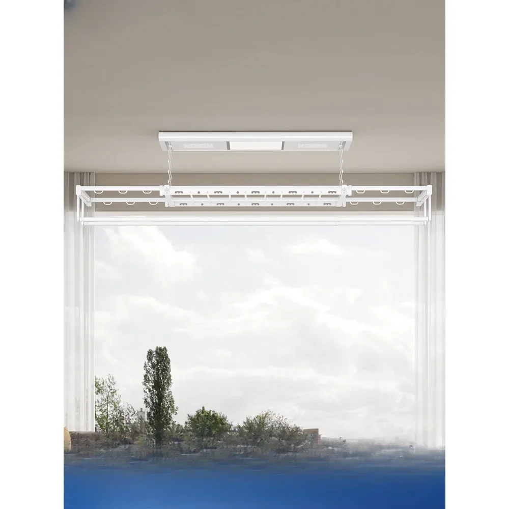 Electric clothes rack remote control lifting balcony intelligent home automatic clothes rack
Electric clothes rack remote control lifting balcony intelligent home automatic clothes rack