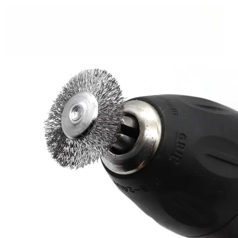 Mini Steel Wire Brush Wheel for Rotary Tool - High Efficiency Durable Rust Cleaning & Polishing Attachment for Grinder Bit
Mini Steel Wire Brush Wheel for Rotary Tool - High Efficiency Durable Rust Cleaning & Polishing Attachment for Grinder Bit