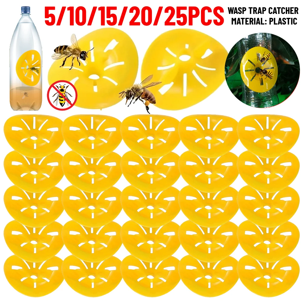 5-25pcs Bee Wasp Trap Catcher Outdoor Flying Insects Funnel Trap Bee Hornet Catcher Garden Outdoor Hanging Pest Control Tool
5-25pcs Bee Wasp Trap Catcher Outdoor Flying Insects Funnel Trap Bee Hornet Catcher Garden Outdoor Hanging Pest Control Tool